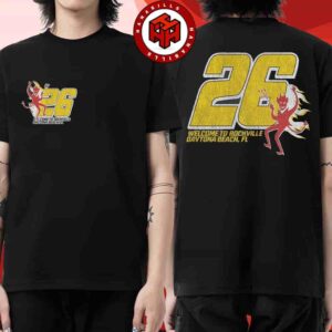 Welcome To Rockville 2026 America Largest Rock Festival Venue Tee In Daytona Beach FL On May 7-10 2026 At Daytona International Speedway Merch The 26 Two Sided Unisex T-Shirt