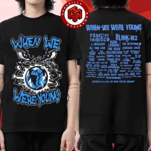 When We Were Young Festival 2025 Event Tee At Las Vegas Festival Grounds On October 18-19 2025 Merch Overseer Lineup Two Sided Unisex T-Shirt