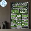 The Nameless Ghouls Official Ghost Cult Skeletour 2026 Home Decor Poster Canvas