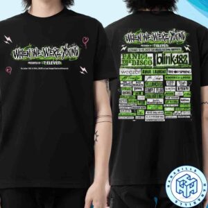 When We Were Young Festival 2025 Las Vegas Festival Grounds On October 18-19 2025 Merch Lineup Two Sided Unisex T-Shirt