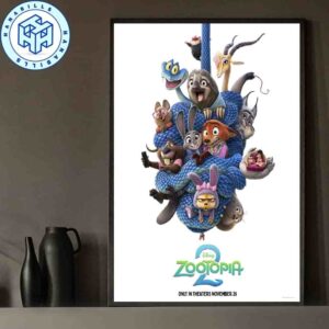 Zootopia 2 Release Date November 26 2025 Official Movie Sequel Home Decor Poster Canvas