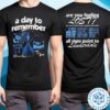 Foo Fighters Rock N Roll Indonesia Japan Tour 2025 Merch Blue Glow Cities List Two Sided Unisex T-Shirt