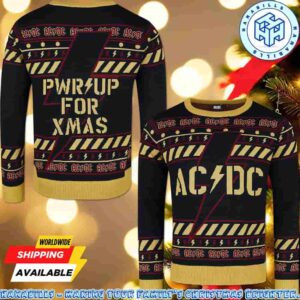 ACDC PWR Up For Xmas Family Memories And Christmas Gift Ugly Sweater