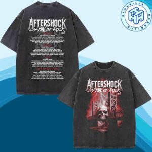 Aftershock Festival 2025 Sacramento California Deadly Crossing Mineral Lineup Merch Washed T-Shirt