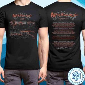 Aftershock Festival 2025 Sacramento California Doodle Lineup Merchandise Unisex T-Shirt