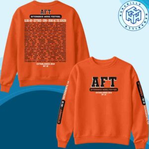 Aftershock Festival 2025 Sacramento California Est 2012 Orange Merch Lineup All Over Print Long Sleeve Shirt