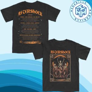 Aftershock Festival 2025 Sacramento California Night Terror Lineup Merchandise Unisex T-Shirt
