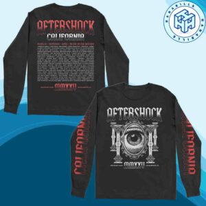 Aftershock Festival 2025 Sacramento California Overseer Merch Lineup All Over Print Long Sleeve Shirt