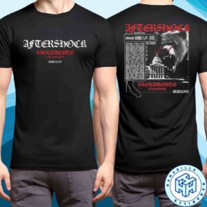 Aftershock Festival 2025 Sacramento California Seeing Red Lineup Merchandise Unisex T-Shirt