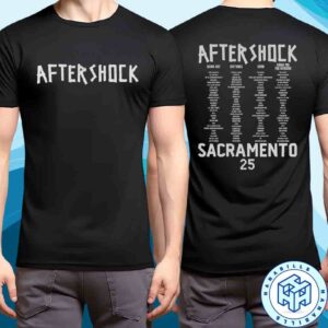 Aftershock Festival 2025 Sacramento California Tape Up  Lineup Merchandise Unisex T-Shirt