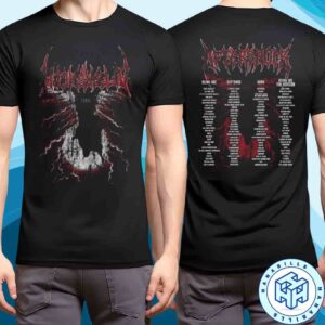 Aftershock Festival 2025 Sacramento California The Upside Down Lineup Merchandise Unisex T-Shirt