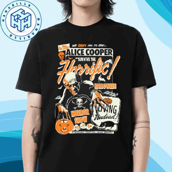 Alice Cooper Horrific Halloween 2025 Horror Show Trick Or Treat Tee Unisex T-Shirt