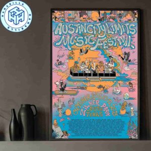 Austin City Limits Festival 2025 Full Lineup At Zilker Park In Austin TX On October 3-5 & 10-12 Home Decor Poster Canvas