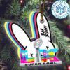 Bad Bunny X Super Bowl LX 2026 Bunny Logo Holiday Tree Ornaments & Decorations
