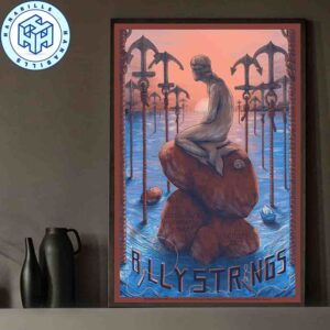 Billy Strings Copenhagen Denmark 2025 Concert Poster Live Poolen On October 5 Art By The Graphite Club Home Decor Poster Canvas