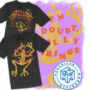 Billy Strings Fall EU UK Merch Artwork By Hailey Miller Beiden Tour Dates October 2025 Unisex T-Shirt