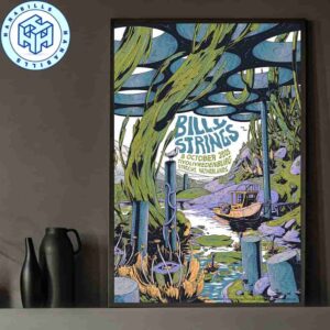 Billy Strings Utrecht Netherlands Concert Poster For Night 2 At Tivolivredenburg October 8 2025 Art By Micha Huigen