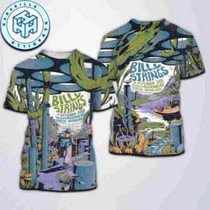 Billy Strings Utrecht Netherlands Concert Poster Tivolivredenburg October 7–8 2025 By Micha Huigen All Over Print Shirt