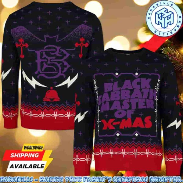 Black Sabbath Master Of X-Mas Family Memories And Christmas Gift Ugly Sweater