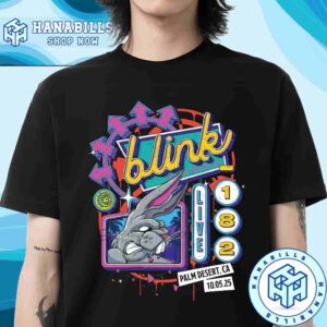 Blink-182 Palm Desert Exclusive City Tee Night 2 October 5 2025 Unisex T-Shirt