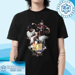 Congratulations Tanaka Masahiro MLB Yomiuri Giants On 200 Career Wins Japan US Total T-Shirt