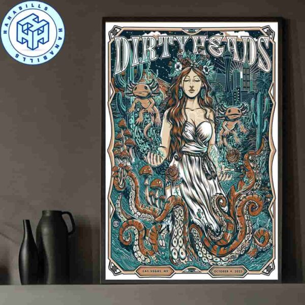 Dirty Heads Las Vegas NV 2025 Reggae Rise Up On October 4 Home Decor Poster Canvas