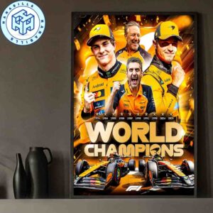 F1 McLarenAre The 2025 Constructors’ Champions Home Decor Poster Canvas