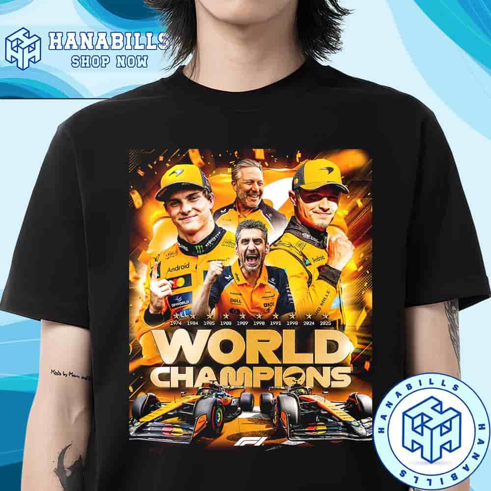 F1 McLaren Are The 2025 Constructors' Champions Unisex T-Shirt