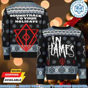 In Flames Soundtrack To Your Holidays Family Memories And Christmas Gift Ugly Sweater
