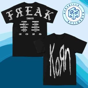 Korn Canada Tour 2025 Kanada Freak Tour Dates List Printback All Over Print Shirt