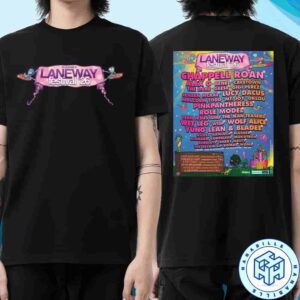 Laneway Festival 2026 Full Lineup On February Merchandise Two Sided Unisex T-Shirt
