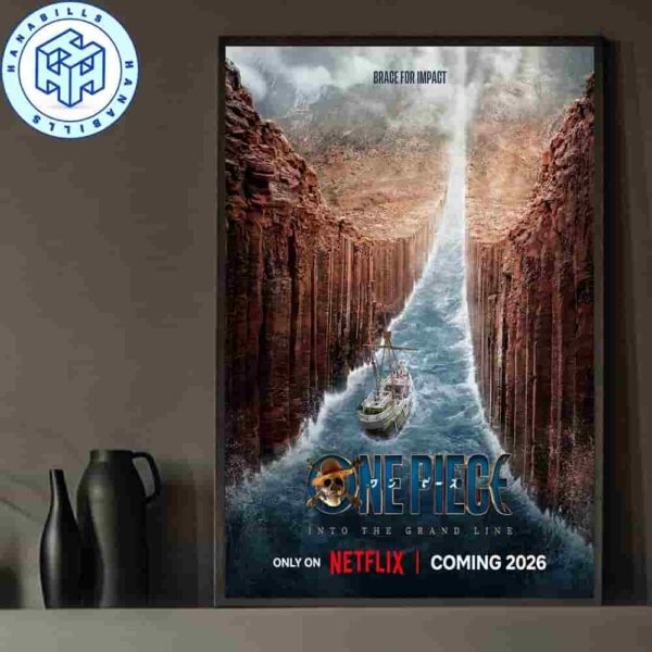 Live-Action One Piece 2 2026 Series Unveils Reverse Mountain Visual Home Decor Poster Canvas