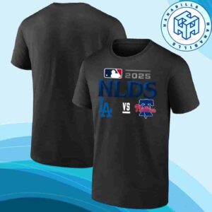 Los Angeles Dodgers vs Philadelphia Phillies 2025 NLDS MLB Postseason Unisex T-Shirt