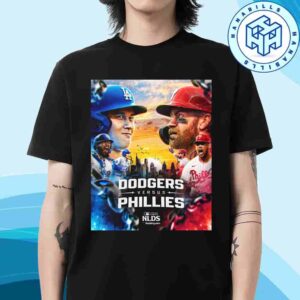 Los Angeles Dodgers vs Philadelphia Phillies 2025 Postseason MLB National League Division Unisex T-Shirt