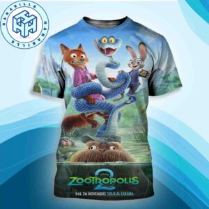 New International Poster For Zootopia 2 In Theaters On November 26 2025 All Over Print Shirt