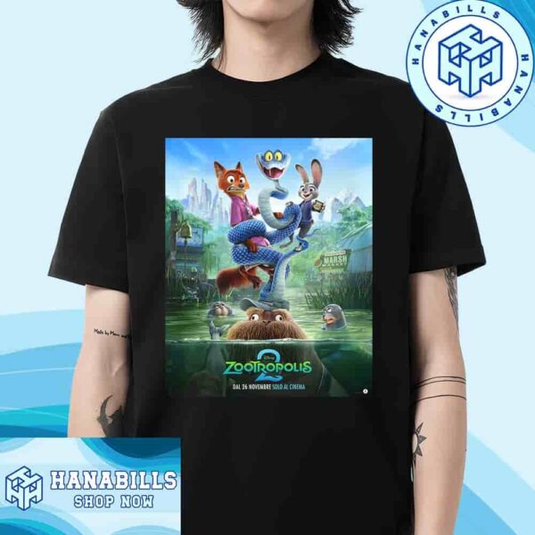 New International Poster For Zootopia 2 In Theaters On November 26 2025 T-Shirt