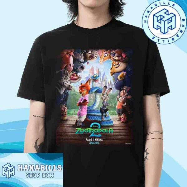 New International Poster For Zootopia 2 In Theaters On November 26 T-Shirt