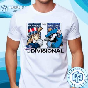 New York Yankees vs Toronto Blue Jays 2025 MLB NLDS Mascot Matchup Unisex T-Shirt