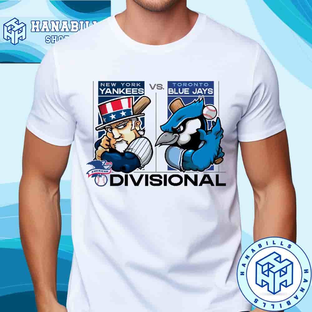 New York Yankees vs Toronto Blue Jays 2025 MLB NLDS Mascot Matchup Unisex T-Shirt