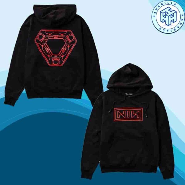 Nine Inch Nails X Tron Ares 2025 Double-Sided Pull Over Hoodie Exclusive Shirt