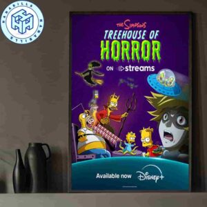 Official Poster The Simpsons Treehouse Of Horror 2025 On Disney