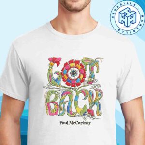 Paul McCartney Got Back 2025 Floral Tour T-Shirt Merchandise