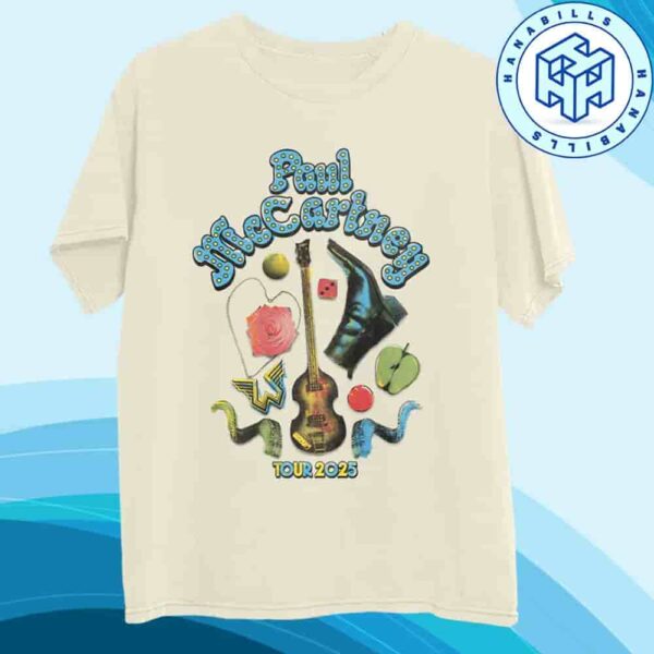 Paul McCartney Got Back 2025 Icon T-Shirt Merchandise