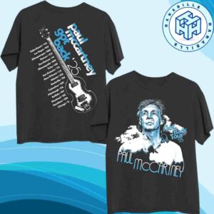 Paul McCartney Got Back 2025 Tour City Stops Two Sided Unisex T-Shirt Merchandise