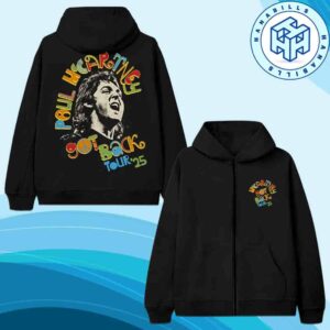 Paul McCartney Got Back 2025 Tour Peace Pull Over Hoodie Zip Shirt