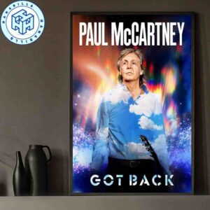 Paul McCartney Got Back 2025 Tour Programme Home Decor Poster Canvas