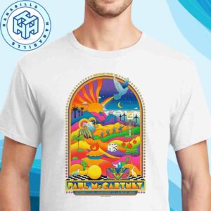 Paul McCartney Palm Desert CA Poster For Show At Acrisure Arena On September 29 2025 Unisex T-Shirt