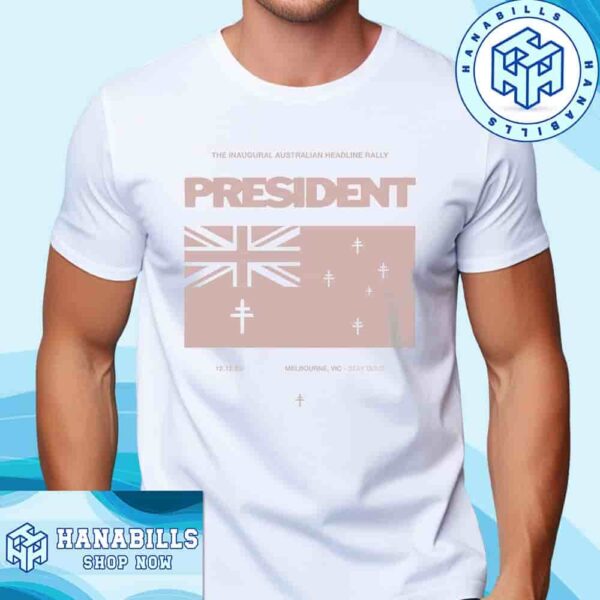 President Band Show In Melbourne On December 12 2025 T-Shirt
