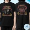 Queens Of The Stone Age Alive In The Catacombs Skull Tour 2025 Limited Merchandise Two Sided Unisex T-Shirt