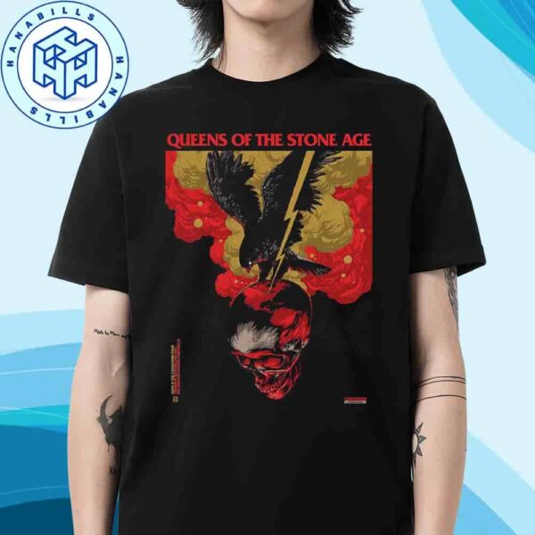 Queens Of The Stone Age Chicago Poster Live Show On October 2 2025 Unisex T-Shirt